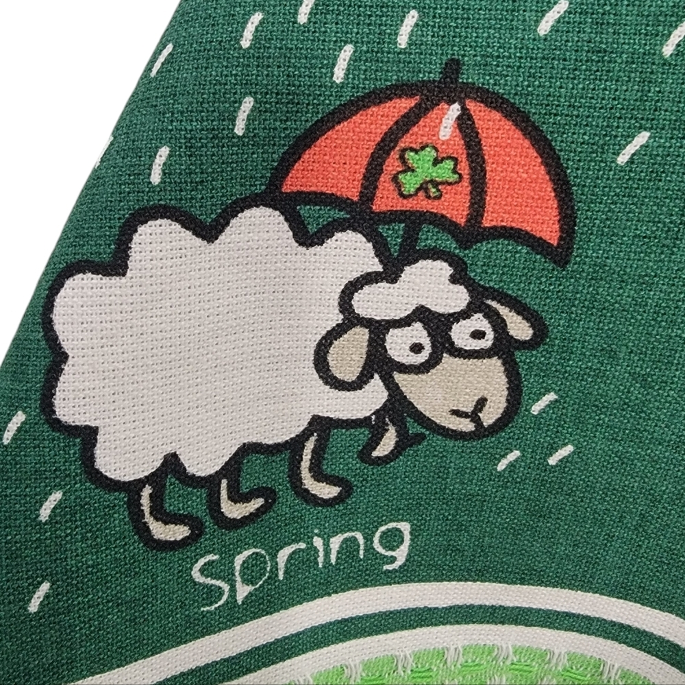 NWT Enchanting Ireland Sheep Tea Towel Oven Mitt Pot Holder Combo Irish … - Picture 10 of 15